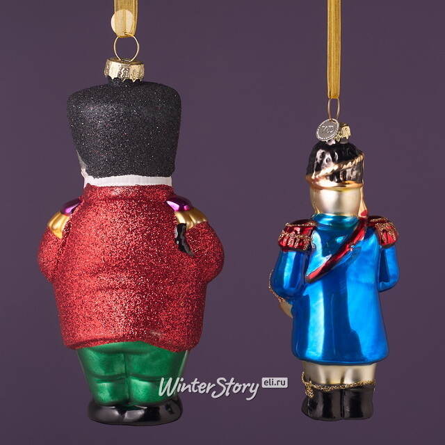 Елочные игрушки Гвардейцы из королевства Элдкил 13 см, 2 шт, стекло Winter Deco