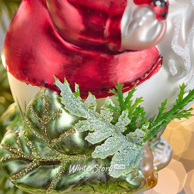 Елочная игрушка Гриб - Волшебник из леса Донмур 12 см в подарочной коробке, стекло Winter Deco