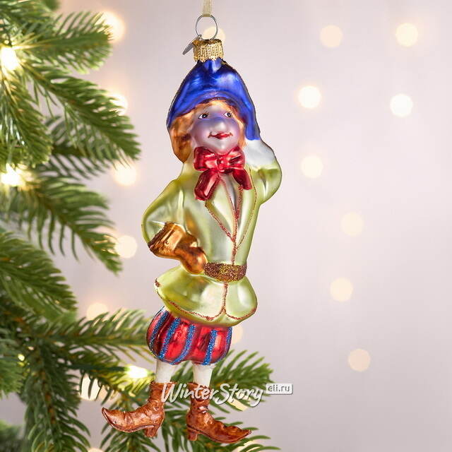 Елочная игрушка Принц Харрисон из Гилдкерна 15 см, стекло Winter Deco