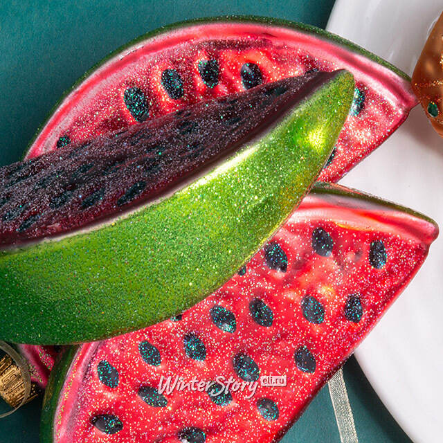 Елочные игрушки Овощи и Фрукты - Autumn Gift 10 см, 12 шт, стекло  Winter Deco