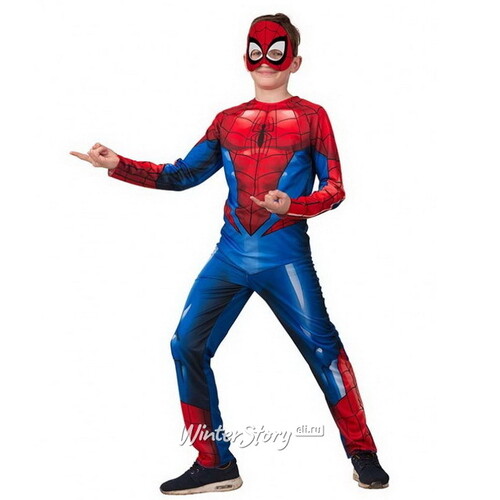 Карнавальный костюм Человек Паук - Мстители, рост 128 см Батик