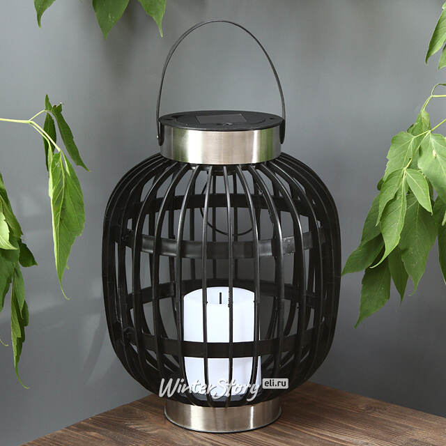 Садовый фонарь на солнечной батарее Solar Blackstone 30 см, IP44 купить ...