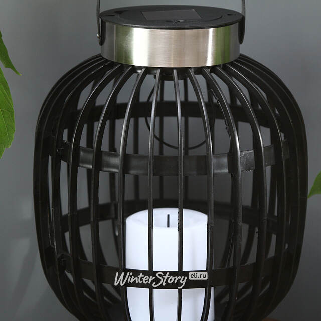 Садовый фонарь на солнечной батарее Solar Blackstone 30 см, IP44 Koopman