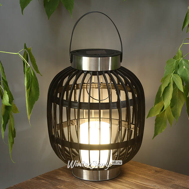 Садовый фонарь на солнечной батарее Solar Blackstone 30 см, IP44 купить ...