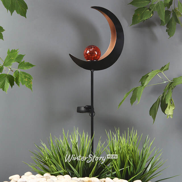 Садовый светильник на солнечной батарее Solar - Fire Moon 93 см, IP44 Koopman