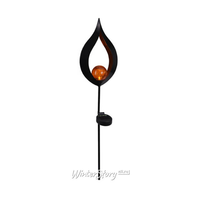 Садовый светильник на солнечной батарее Solar - Fire Flower 93 см, IP44 Koopman