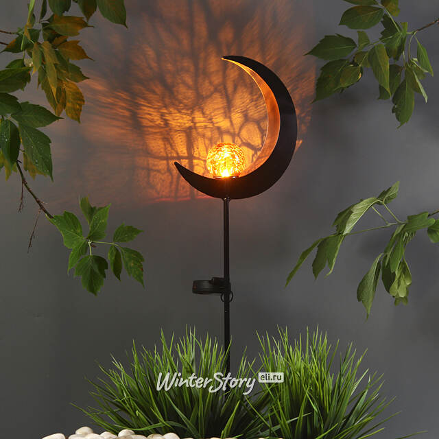 Садовый светильник на солнечной батарее Solar - Fire Moon 93 см, IP44 Koopman