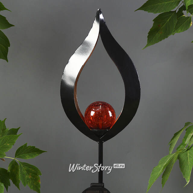 Садовый светильник на солнечной батарее Solar - Fire Flower 93 см, IP44 Koopman