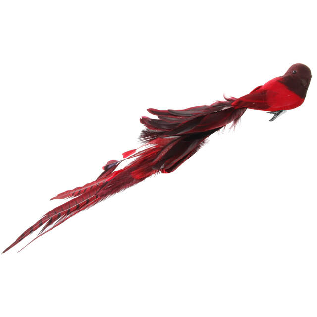 Декоративное украшение Птица Порту-Алегри 50 см, клипса ShiShi