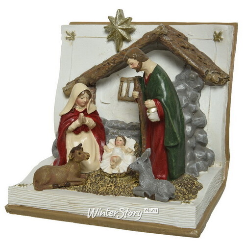 Рождественский вертеп Библейская Страница: Рождение Иисуса 11 см Kaemingk