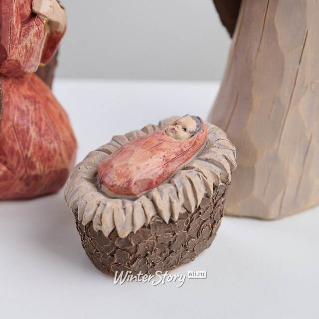 Рождественская статуэтка Чудо в Вифлееме 21 см, 3 фигурки Kaemingk