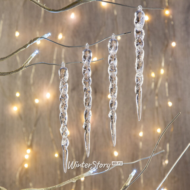 Набор елочных украшений Зимний Хрусталь, 42 игрушки Снегурочка