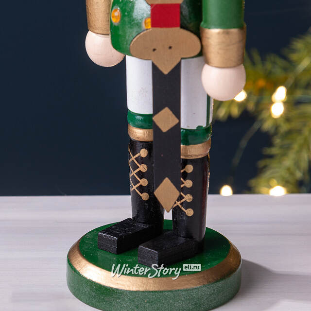 Декоративная фигурка Гвардеец Короля в зеленом мундире 20 см Sigro