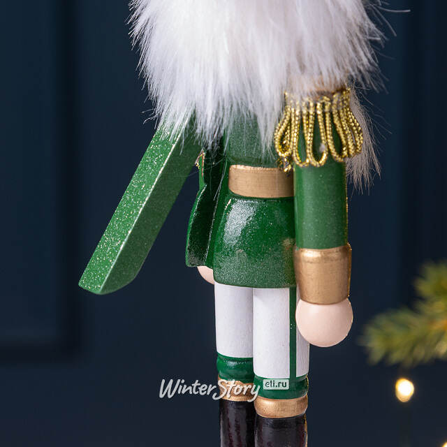 Декоративная фигурка Гвардеец Короля в зеленом мундире 20 см Sigro