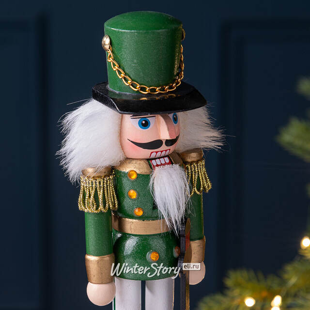 Декоративная фигурка Гвардеец Короля в зеленом мундире 20 см Sigro