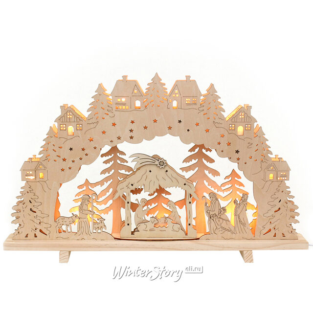 Рождественская горка Поклонение Волхвов 55*33 см Sigro