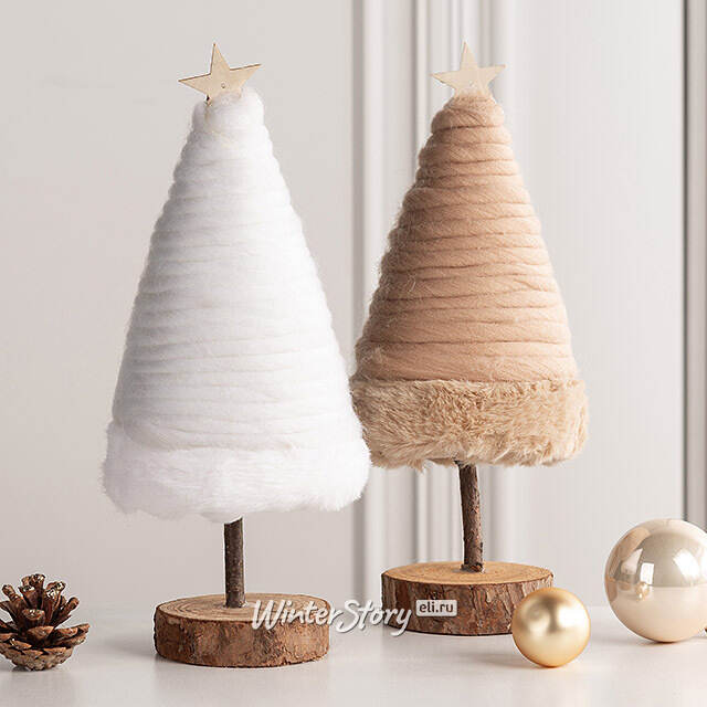 Деревянная елка Grosseto Beige 27 см Kaemingk