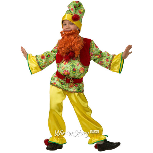 Карнавальный костюм Гномик Сказочный, рост 104 см Батик