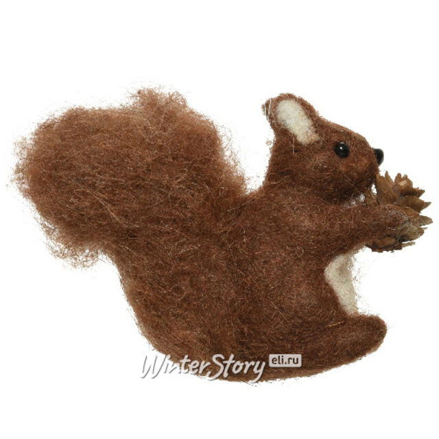 Елочная игрушка Белочка Лорри - Foresta di Lana 11 см, подвеска Kaemingk