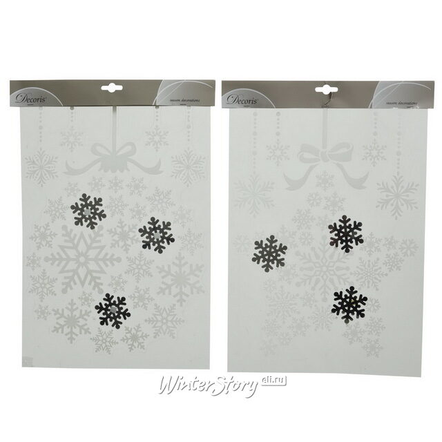 Наклейки для окон Christmas Decorations 40*29 см, 2 шт Kaemingk