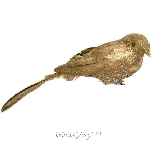 Елочная игрушка Птичка Бриндис 30 см, клипса Kaemingk (Кейминг)