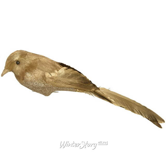 Елочная игрушка Птичка Бриндис 30 см, клипса Kaemingk (Кейминг)