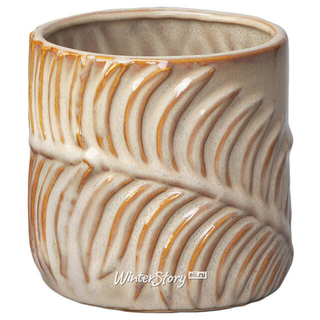 Керамическое кашпо Modern Jungle: Amber 11 см Kaemingk