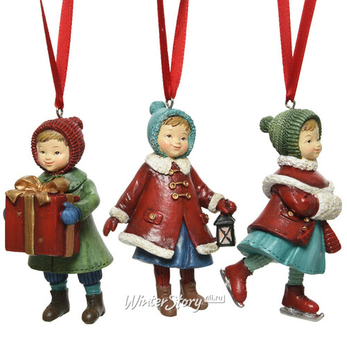 Елочная игрушка Девочка Клоди - Утро Рождества в Эммелорде 9 см, подвеска Kaemingk