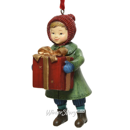 Елочная игрушка Мальчик Филберт - Утро Рождества в Эммелорде 9 см, подвеска Kaemingk