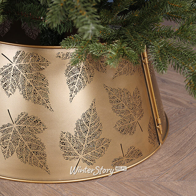 Металлическая корзина для елки Maple Leaves 52*22 см, складная Kaemingk