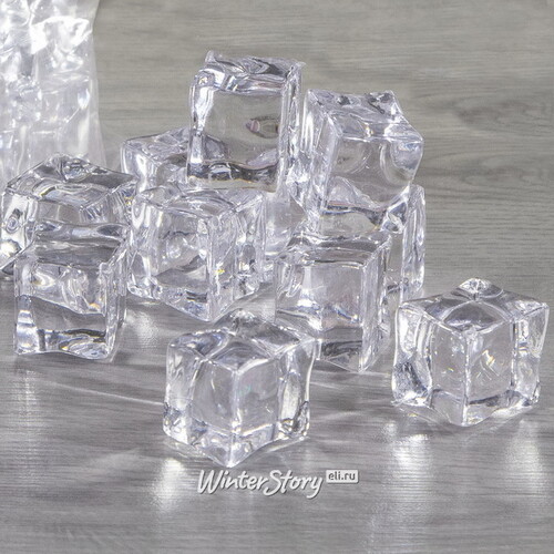 Искусственный лед Кубики 2.8*2.5 см 12 шт Kaemingk