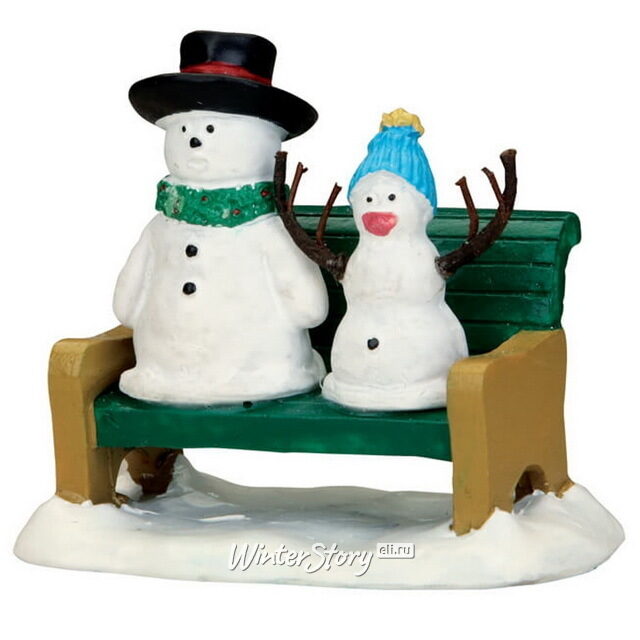 Композиция Snowdad and Snowbaby 7 см Lemax
