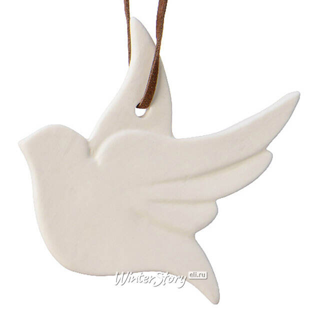 Елочная игрушка Голубь - Weatherly 9 см Kaemingk