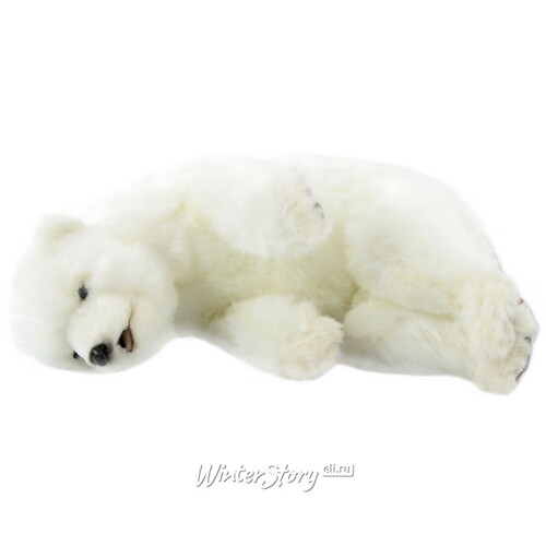 Мягкая игрушка Белый медвежонок спящий 30 см Hansa Creation