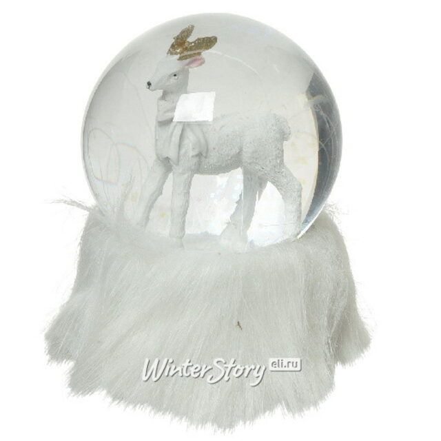 Снежный шар Олень Флориано - Принц Лихолесья 14 см Kaemingk