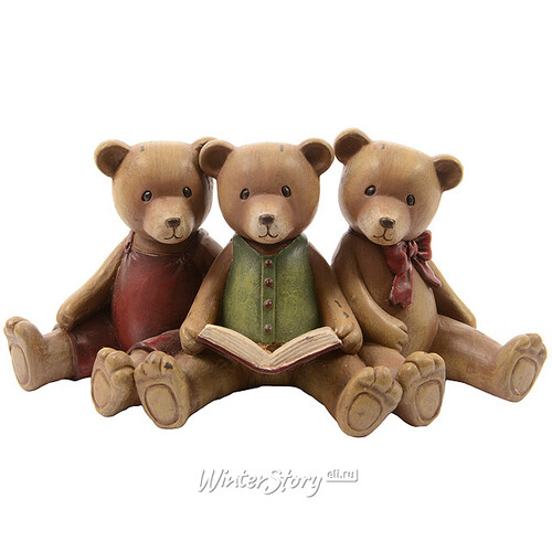 Статуэтка "Три медвежонка", 20*9*10 см, полистоун Kaemingk