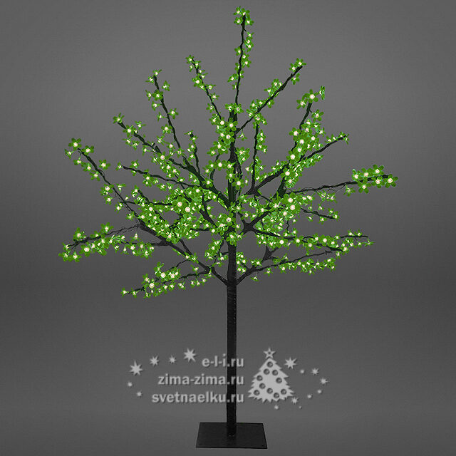 Светодиодная САКУРА 150 см, 540 ЗЕЛЕНЫХ LED ламп BEAUTY LED