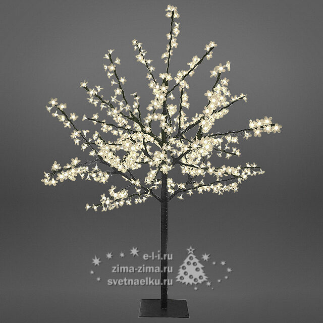 Светодиодная САКУРА 150 см, 540 ТЕПЛЫХ БЕЛЫХ LED ламп BEAUTY LED