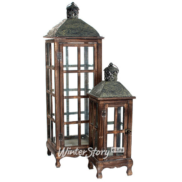 Напольный подсвечник Фонарь Ренессанс 87*27*27 см уцененный Edelman