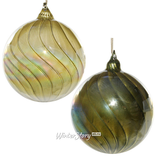 Набор стеклянных шаров Bosco Incantato 8 см, 6 шт ShiShi