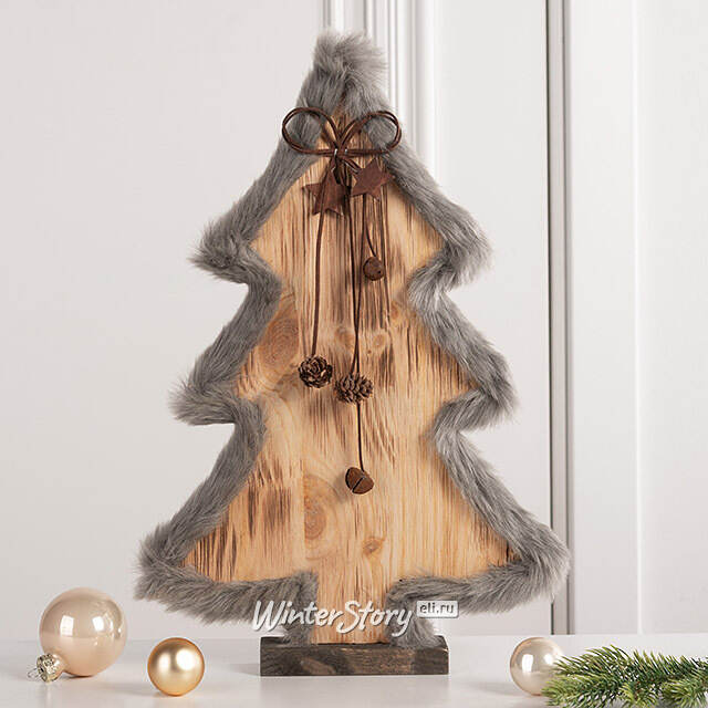 Деревянная елка Devilia Hazel 40 см Kaemingk