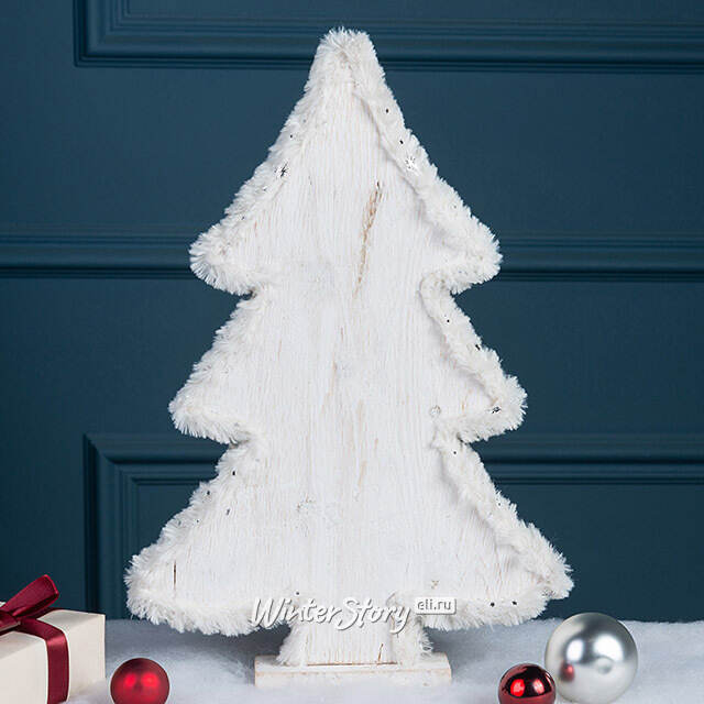 Деревянная елка Devilia Snow 40 см Kaemingk