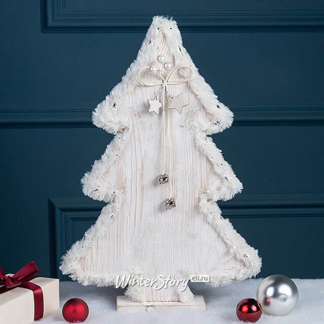 Деревянная елка Devilia Snow 40 см Kaemingk