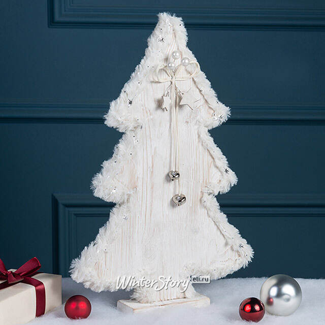 Деревянная елка Devilia Snow 40 см Kaemingk