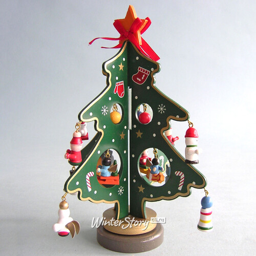 Сувенирная елка с игрушками Сказочная 22 см Breitner