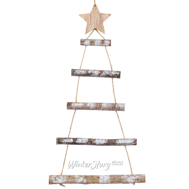 Деревянная елка на стену Нордик 53 см Kaemingk (Кейминг)