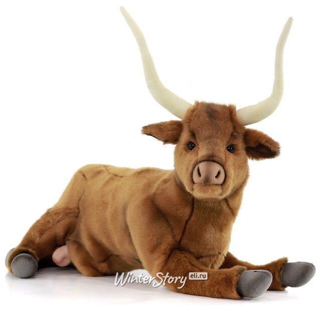 Мягкая игрушка Бык лежащий 44 см Hansa Creation