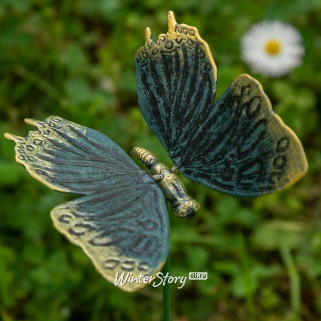 Садовый штекер Бабочка Мюриэл: Giardini Di Boboli 40 см синяя Koopman