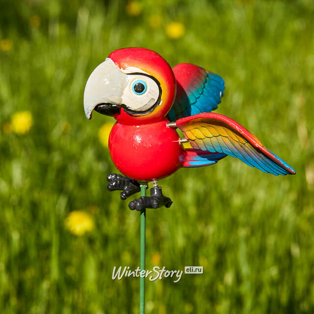 Садовый штекер Попугай Филиппо 59 см красный Koopman