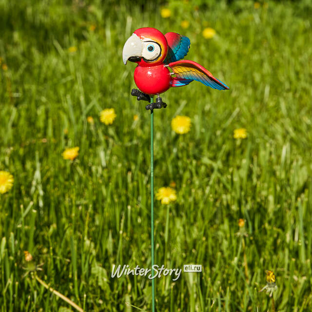 Садовый штекер Попугай Филиппо 59 см красный Koopman